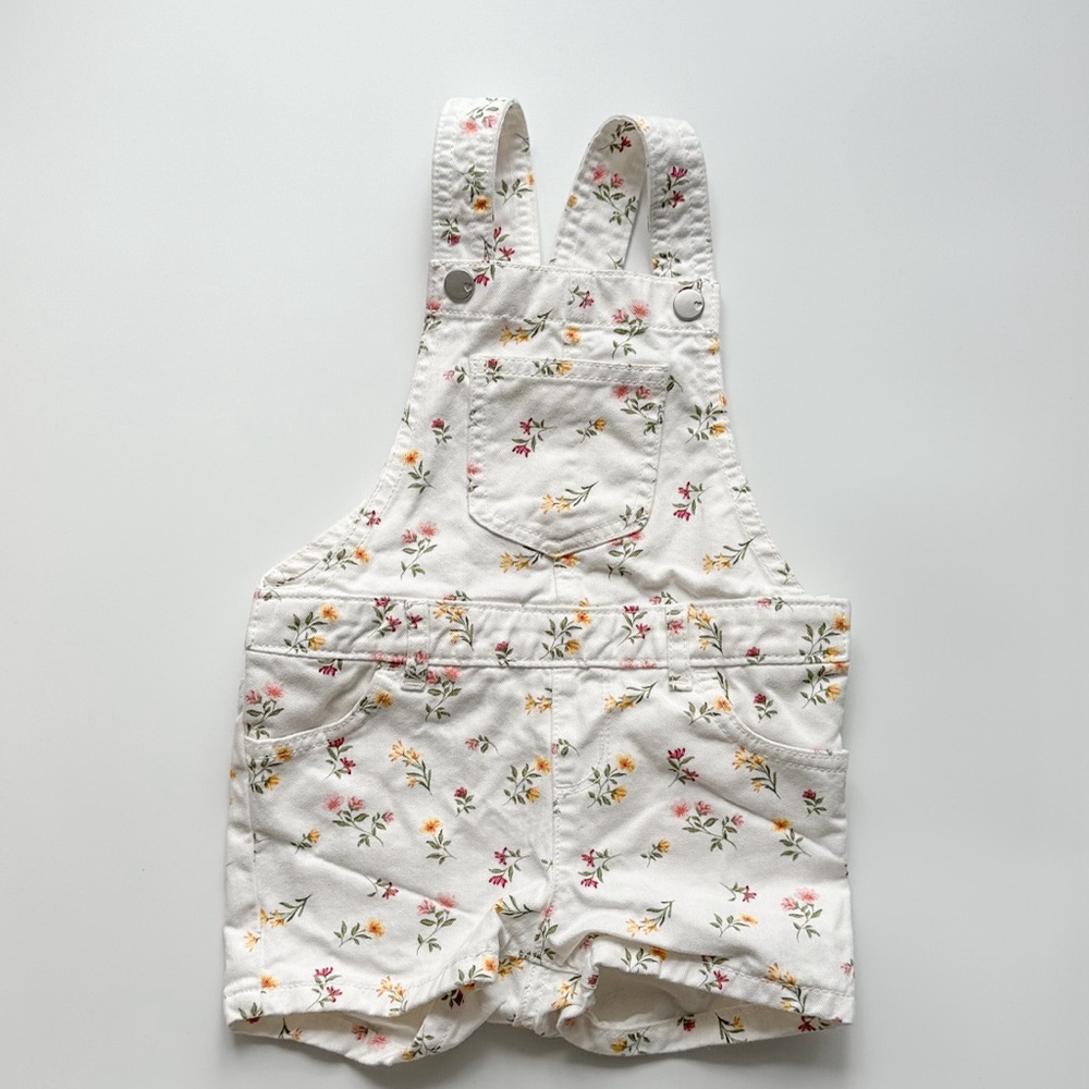 Floral Print Baby Overalls (2T)